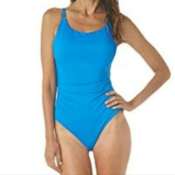 🆕️ Jantzen NWT Turquoise One Piece Swimsuit Size 10 - Picture 16 of 16